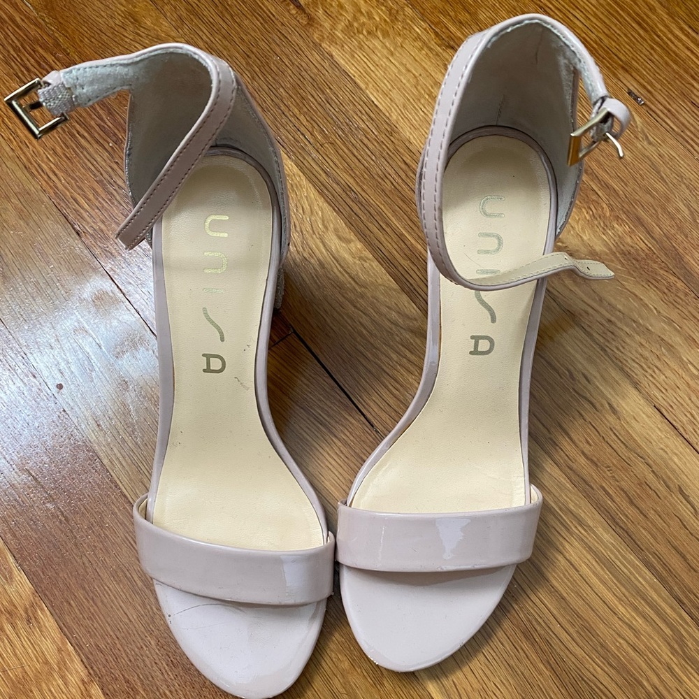 Unisa Sparkly Block Heel Sandals